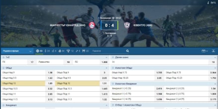 Залози на живо в 1xBet