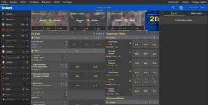 Начална страница на Inbet