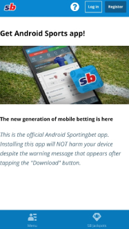 Sportingbet приложение за Android